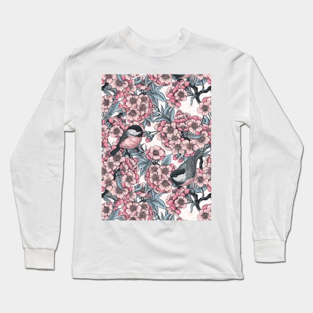 Cherry garden Long Sleeve T-Shirt by katerinamk